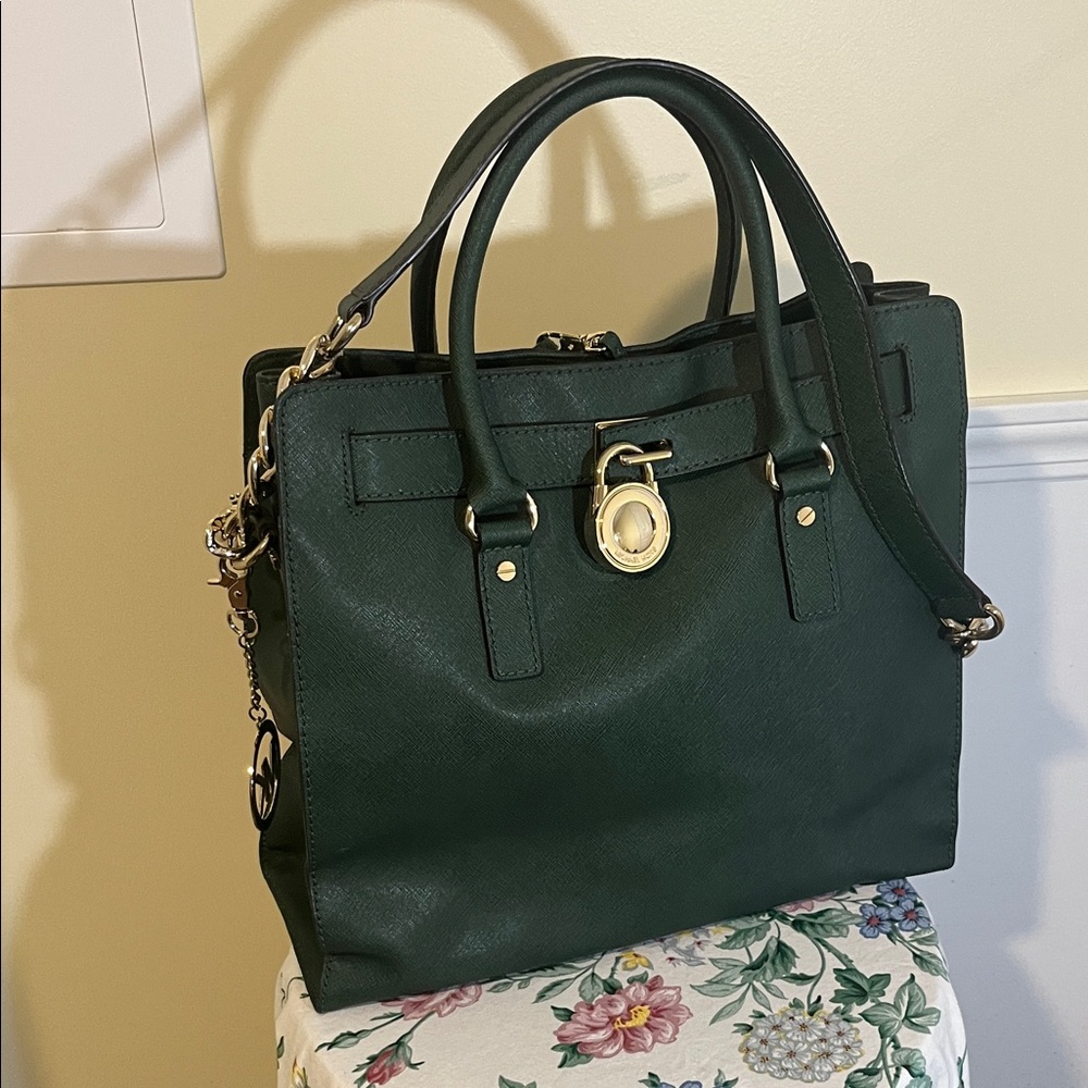 MICHAEL Michael Kors Green Satchel